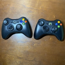 Microsoft Xbox 360 Black Console SONIC GENERATIONS INCLUDED 2 Controllers Cords