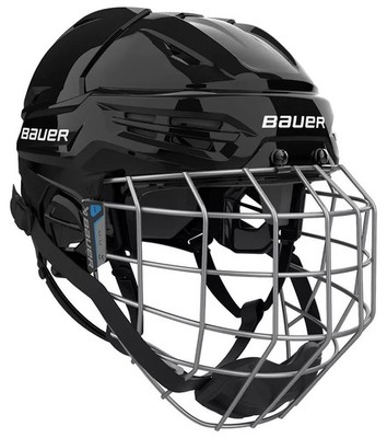 Bauer Re-Akt 55 Full Face Ice Hockey Helmet w/ Cage Unisex Kids Small Blue