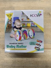 Hoovy Rainbow Swirls Inflatable Baby Roller