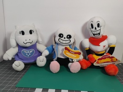 Undertale Plush Lot NWT Toriel Sans Papyrus 3pc Bundle Stuffed Toy