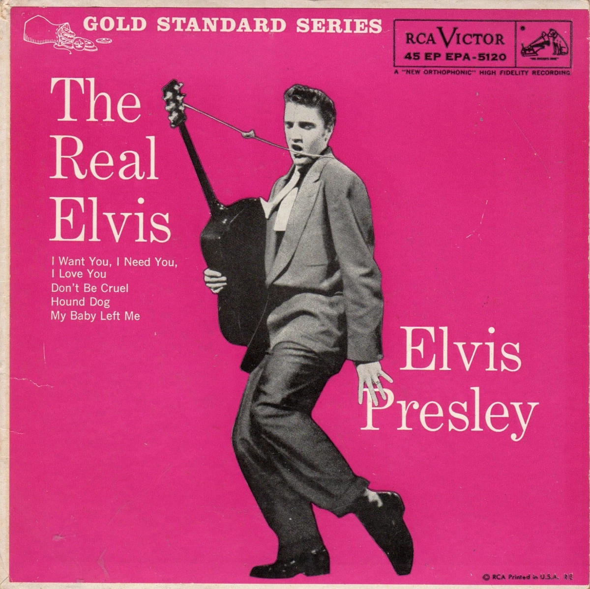 EX/NM (GSS) Elvis Presley "The Real Elvis" RCA Victor EPA-5120 1959 Rockabilly