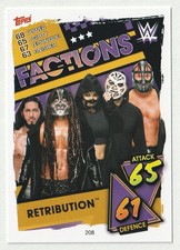 2021 Topps WWE Slam Attax #208 Retribution