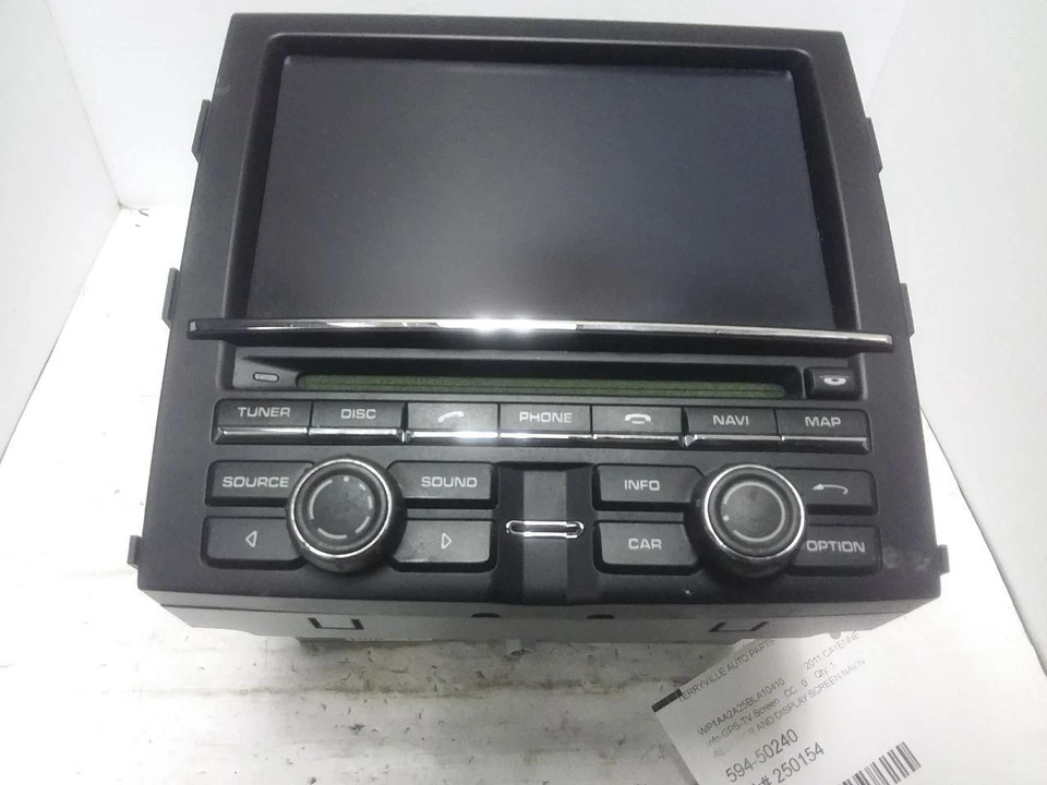 Radio Receiver And Display Screen Fits 11-16 PORSCHE CAYENNE 95864297300 - Image 2 of 4