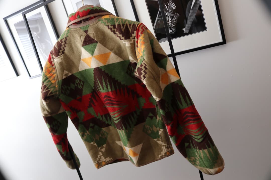 RRL native pattern fleece jacket - image 4