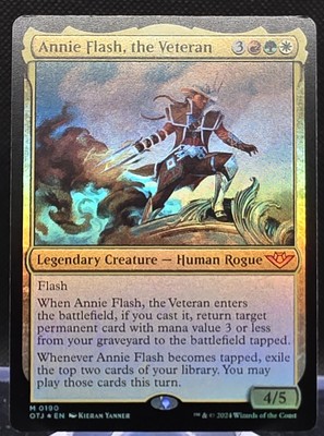 Annie Flash, the Veteran #190 Outlaws of Thunder Junction Myth Foil *Buy 2 Get 1