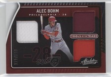 2022 Panini Absolute Tools of the Trade 3 Swatch 171/199 Alec Bohm #TTT3-AB 0w8