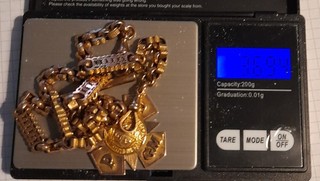 Masonic Vintage Watch Chain 9ct Gold