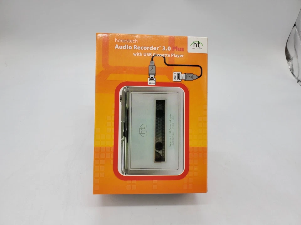 Audio Recorder 3.0 Plus W/ USB Cassette Player (Honestech) NEW - Image 2 of 4