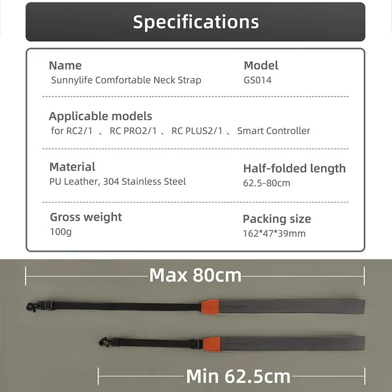 Remote Controller Lanyard for DJI RC2/1 for RC PRO 2/1 for RC PLUS 2/1 Neck Stra — image 6