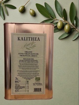 Bio-Olivenöl 3 L  Nativ Extra Virgin aus Griechenland