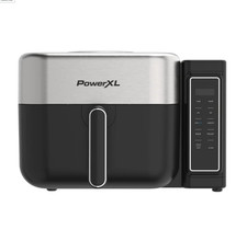 6.3 Quart AirMax Air Fryer Oven with Four Presets and Compact Two-Tier Design