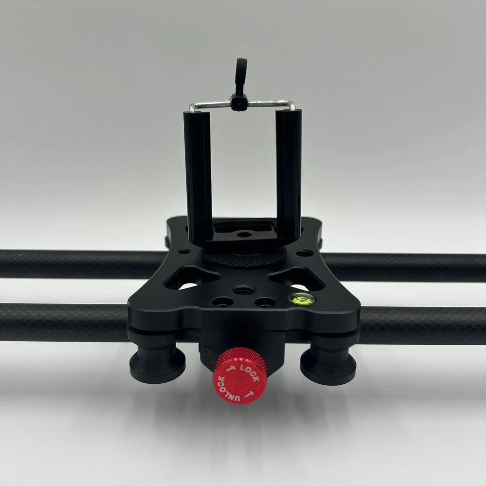 Neewer 16''  Camera Slider Carbon Fiber Dolly Rail for iPhone & Android - Image 3 of 4