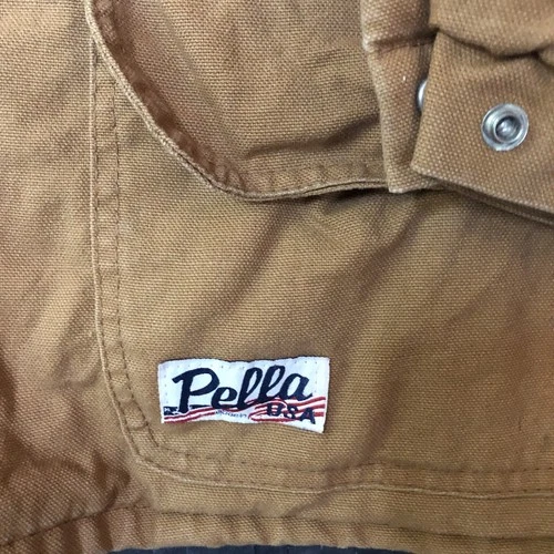 Vintage Paella Canvas Coat- Birmingham Iron Workers Union- Size L- Made USA image 4
