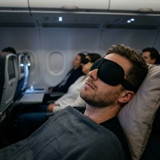 No-Pressure 3D Eye Mask, Contoured Sleep Mask for Travel, Naps  Night Sleep