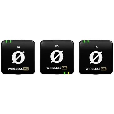 RODE Wireless ME Dual Set:Kompaktes drahtloses Mikrofonsystem mit GainAssist RØD