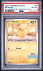 2025 POKEMON SVP EN-SV BLACK STAR PROMO ILLUSTRATION CONTEST 2024 PIKACHU PSA 8