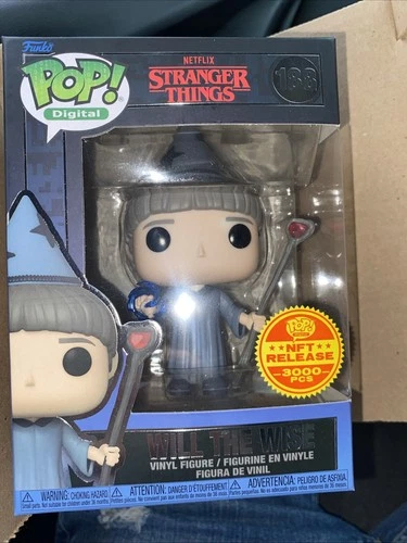 Funko Pop Digital #191 Stranger Things-Mike  Only 2406 Redeemed!! +Pop Protector