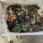 15lb Huge Lot of Vintage to Modern Costume JEWELRY Mixed Tangled Crafted lot3