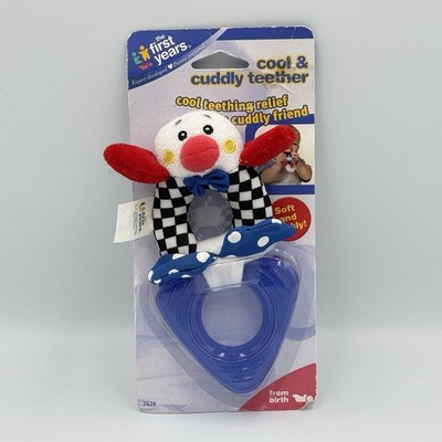 Vintage The First Years Cool & Cuddly Teether Baby Bird Crinkle Rattle 2001 NEW