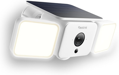 Solar Floodlight Cam, 2K 150° Security Cameras Wireless Outdoor, up to 1000Lm Li