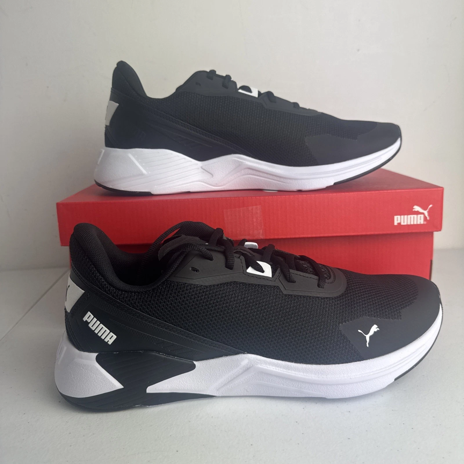 Scarpe da ginnastica PUMA Disperse Tech uomo nere TAGLIA 10 nuove con scatola