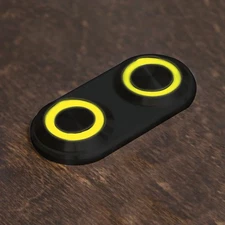 Daytona Black Switch /Yellow LED Illumination - Single Switch Johnny Law Motors