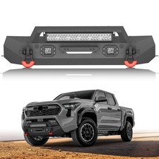 Front Bumper Wsensor Holeswinch Plate For Toyota Tacoma 2024 2025 Pickup Truck