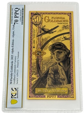 2025 Florida 50 Goldback Pcgs 70 *alpha Series* (amor Patriae, Love Of Country)