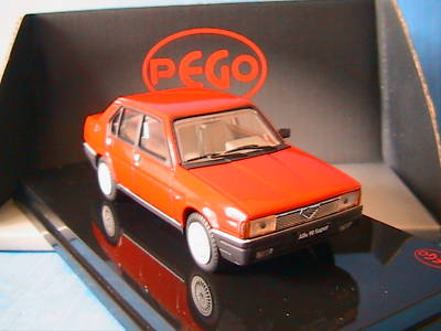 ALFA ROMEO 90 SUPER 2.5 ROUGE 1984 PEGO 1/43 ROSSO RED PG1020 ROT ITALY ITALY