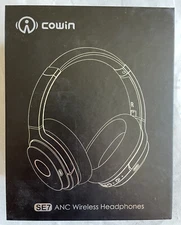 Cowin SE7 Wireless On-Ear Headphones Noise Cancelling Headphones USED