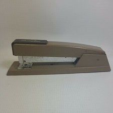 Vintage Swingline 747 Stapler 94-41 Made In USA 8" Tan Brown - USED- PLEASE READ