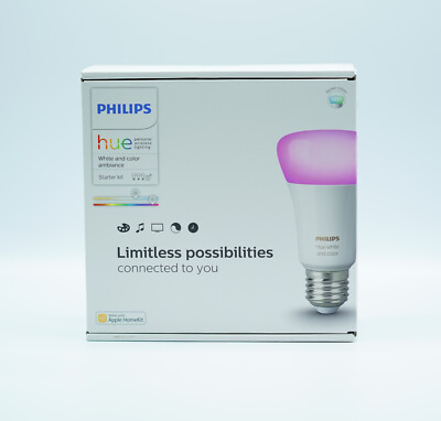 PHILIPS Hue E27 White and Color Ambiance Starter Kit inkl. Bridge NEU OVP