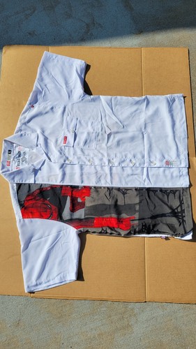 Vintage Ecko UNLTD Spider-Man Green Goblin Shirt Size XL SS Button Down