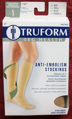 Truform Below Knee Beige Small 8808BG-S