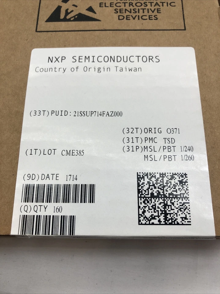 NXP Semiconductor 160 Ct, 8-Bit P83C554SBBDCV9514 MCU, ROM 16kB (16k x 8) 16MHz - Image 4 of 4