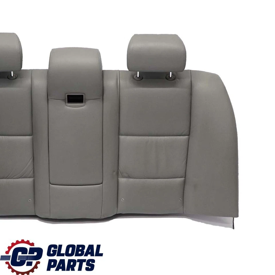 BMW 5 Series E60 1 Interior Rear Seat Backrest Couch Cover Grey Leather - Image 3 of 4