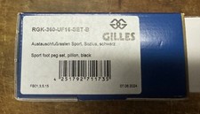 GILLES RGK-360-UF16 SET Austauschfußrasten Sport Sozius schwarz  HONDA NEU OVP