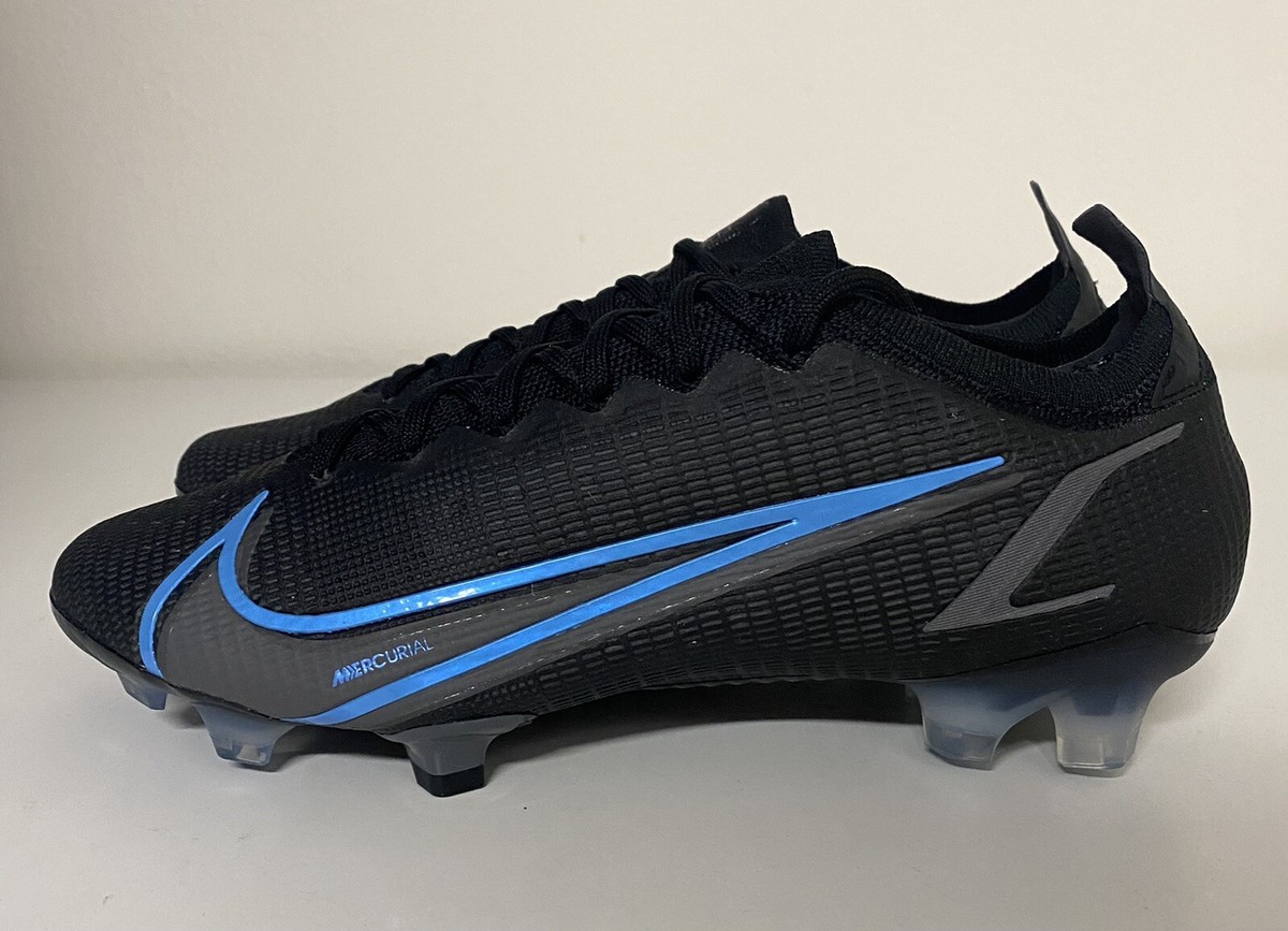 Nike Mercurial Vapor 14 Elite FG Black Blue Mens Sz 6.5/ Womens Sz 8  CQ7635-004 | eBay