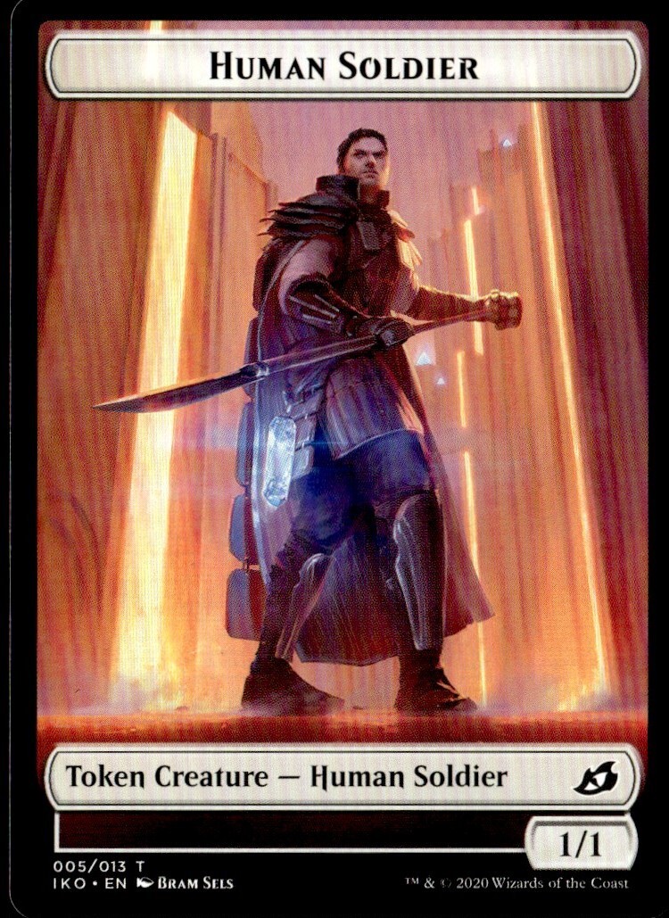 2020 Double Masters Tokens Human Soldier Token/Common #5