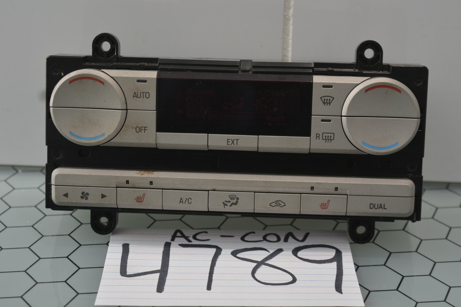 07 08 09 Lincoln MKZ AC and Heater Control Used Stock #4789-AC