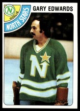 1978-79 Topps Hockey Card Gary Edwards Minnesota North Stars #6 NM