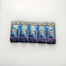 Nicorette 4mg Nicotine Based Stop Smoking Aid - White Ice Mint (Pack of 20x5=100