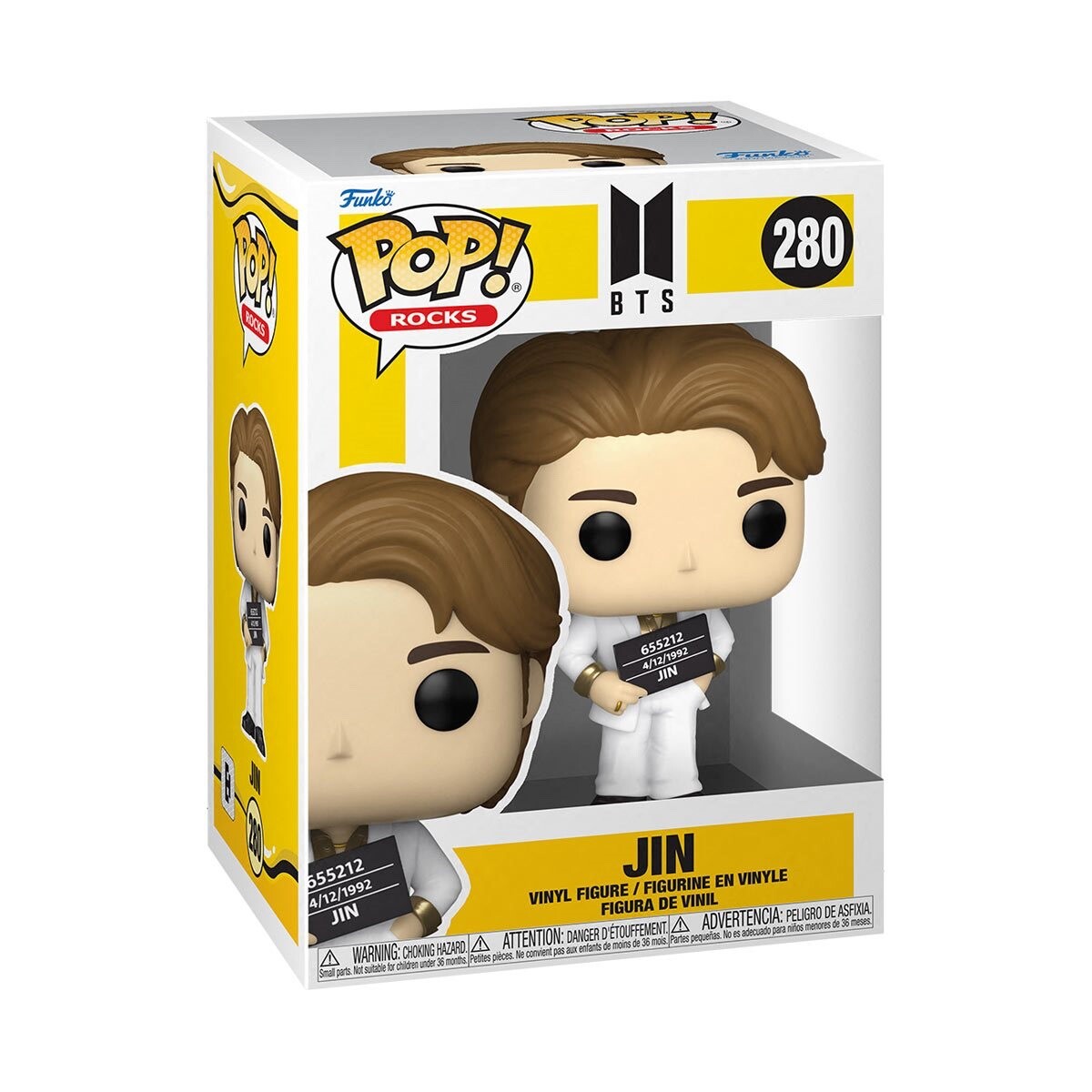 BTSグッズ 引退品 FUNKO Pop! Rocks • BTS #280• JIN • Butter • w/Protector