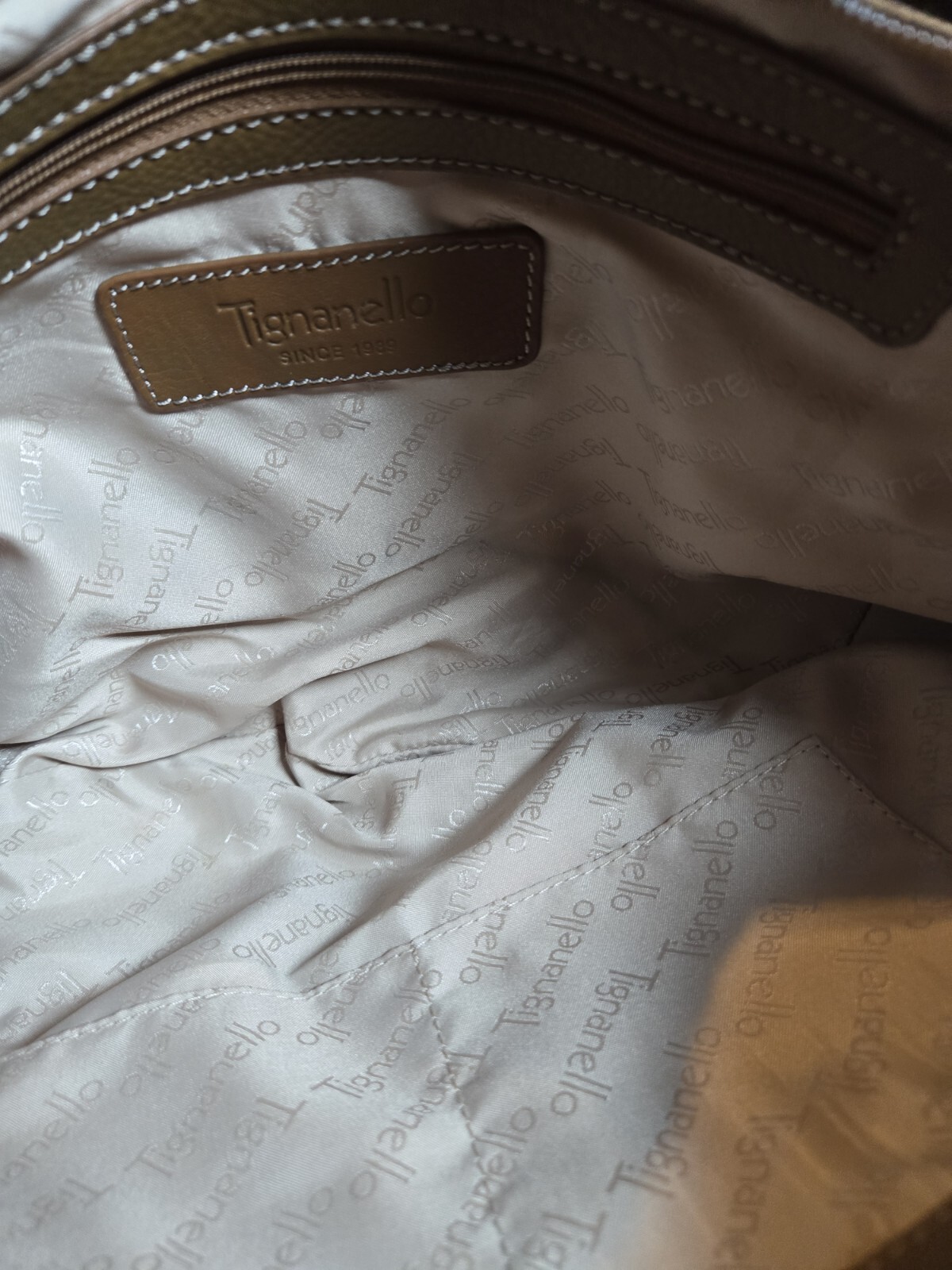 Vintage Patchwork Leather Crescent Mixed Media Su… - image 9