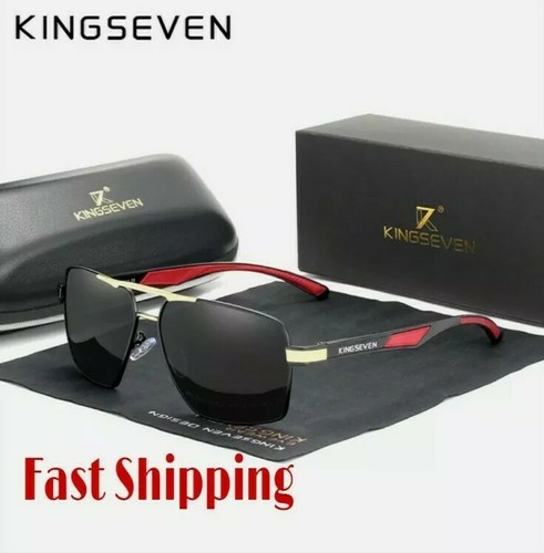 KINGSEVEN Gafas de Sol Polarizadas Deportivas para Hombre Moda de aluminio  UV400 | eBay