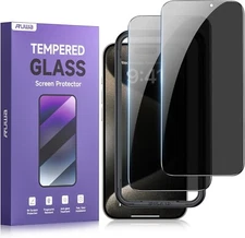 iPhone 15 Pro Screen Protectors, Privacy Glass, 2-Pack (6.1 in)
