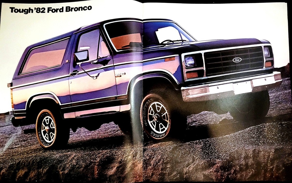 1982 - Bronco Color Brochure- all Models - Uncirculated