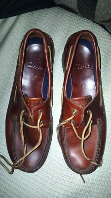VINTAGE CLARKS LOAFERS DECK SHOES UK LOVELY UK
