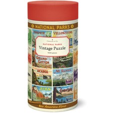 Cavallini Co - 1000 Piece Puzzle - National Parks 2