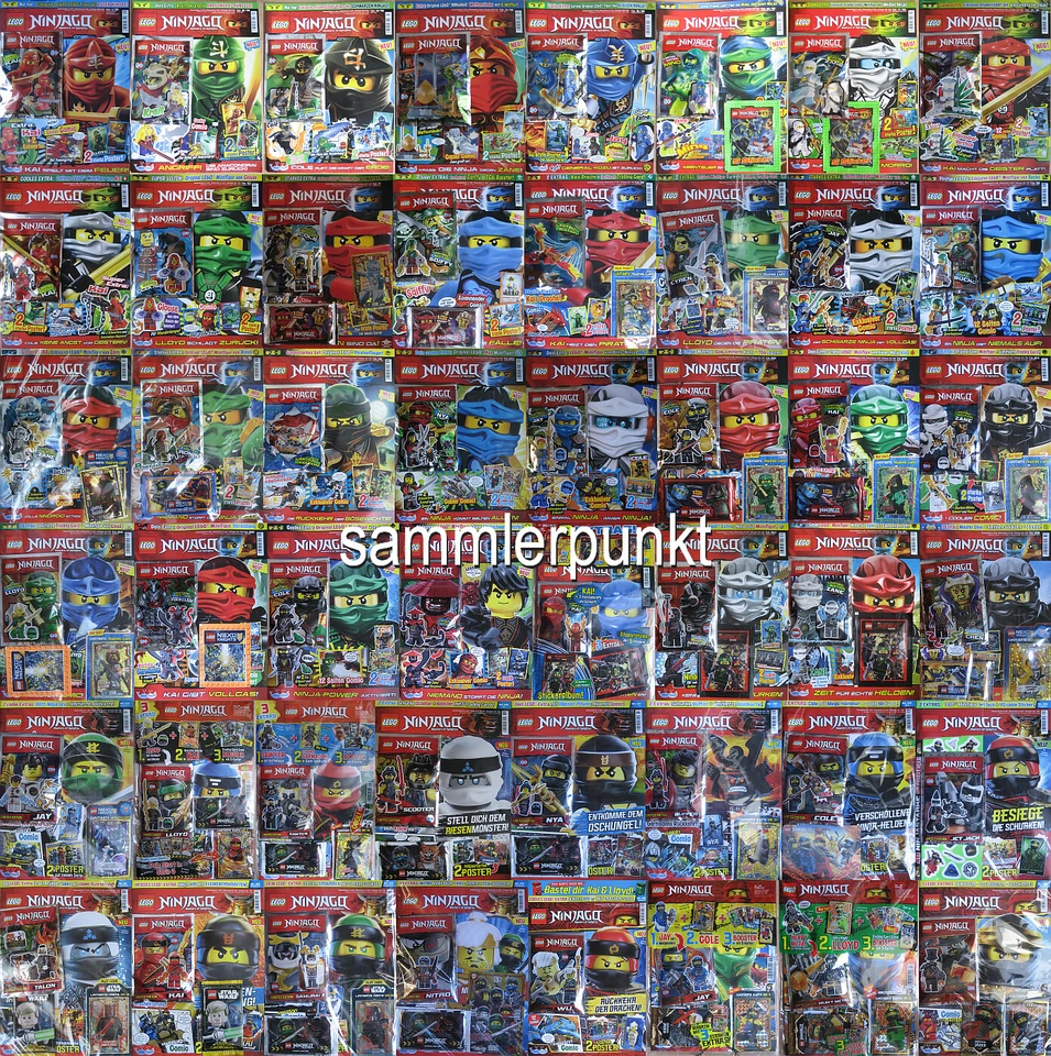 1 LEGO® NINJAGO MAGAZIN & LIMITIERTER MINIFIGUR bzw. MINIBAUSATZ Ihrer Wahl - Bild 1 von 1